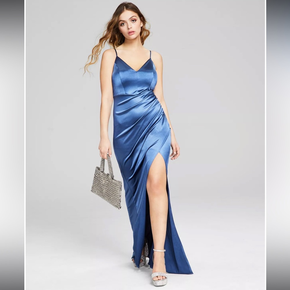 Macy’s Pleated-Detail Bodycon Gown